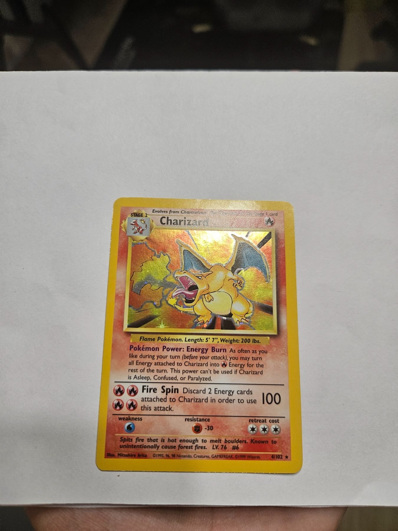 Charizard 4/102 Base Set