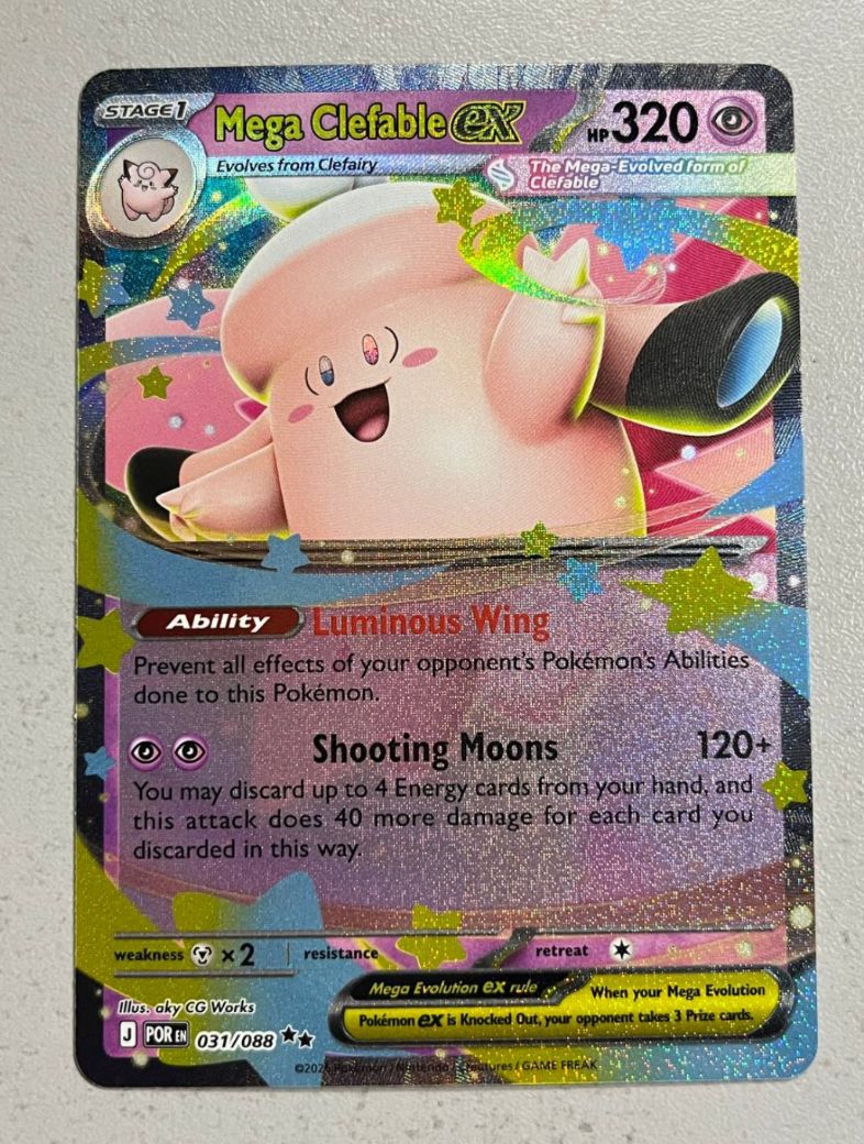 Mega Clefable EX 031/088