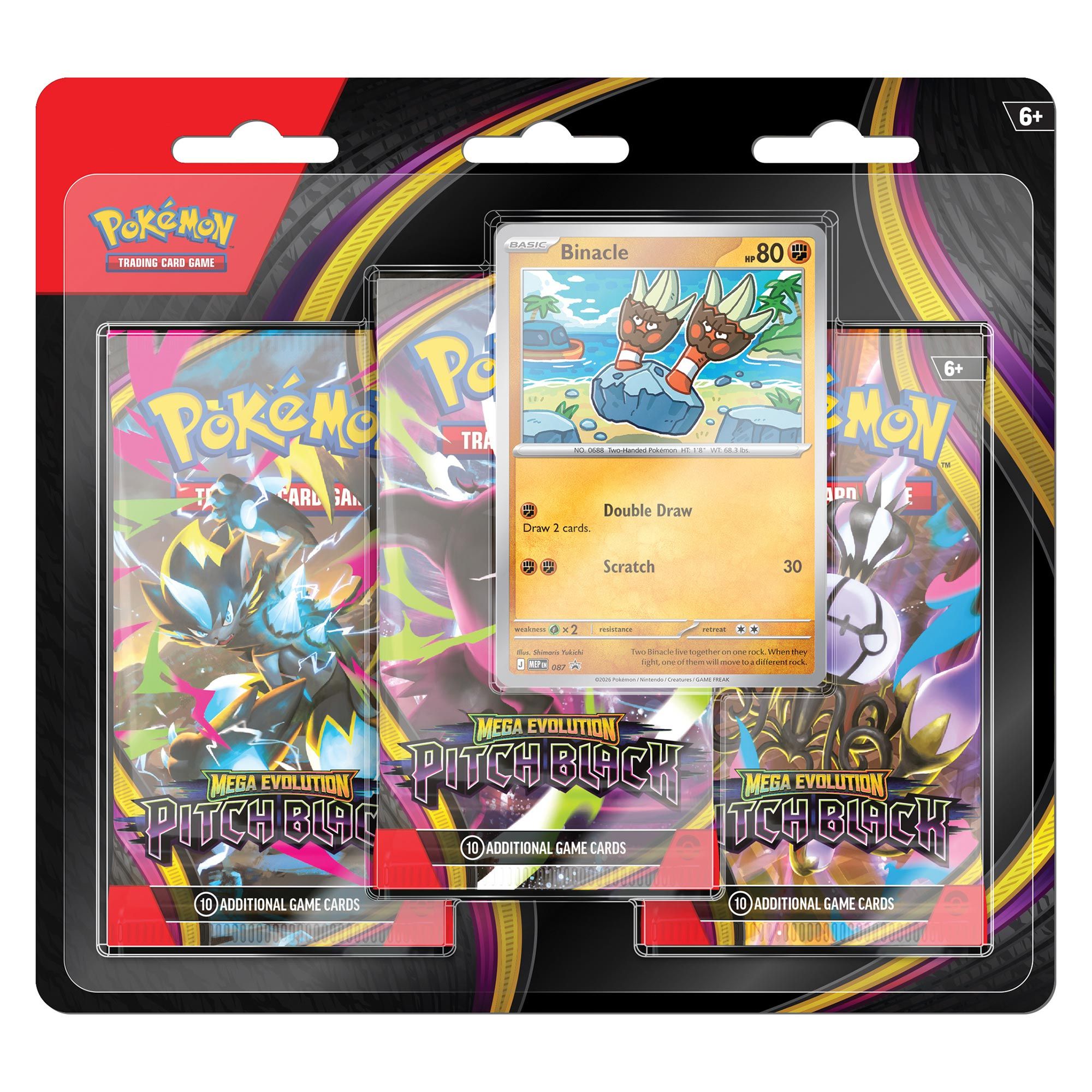 Blister pitch black 3xbooster