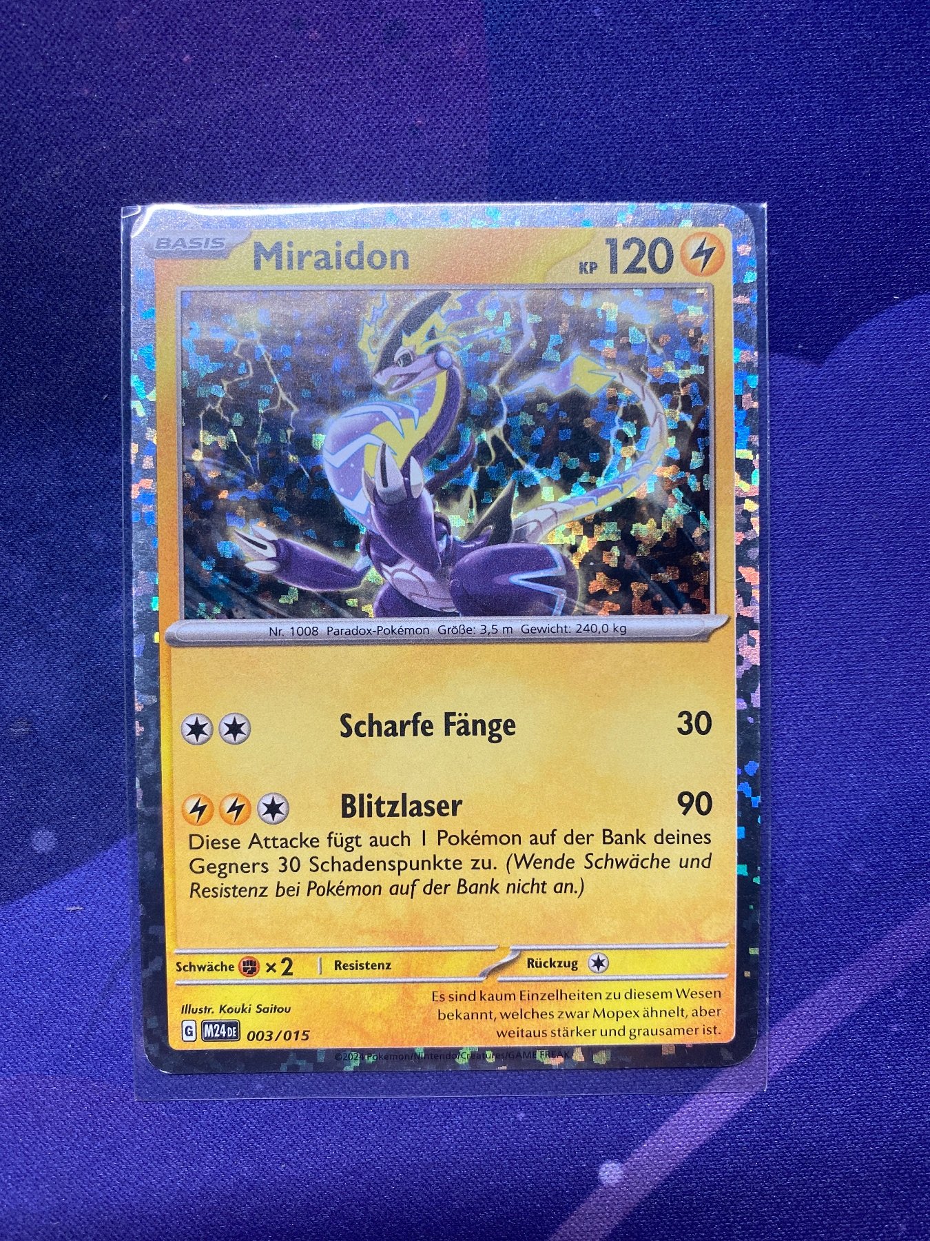 Miraidon 3/15 (McDonalds 2024-Germany)