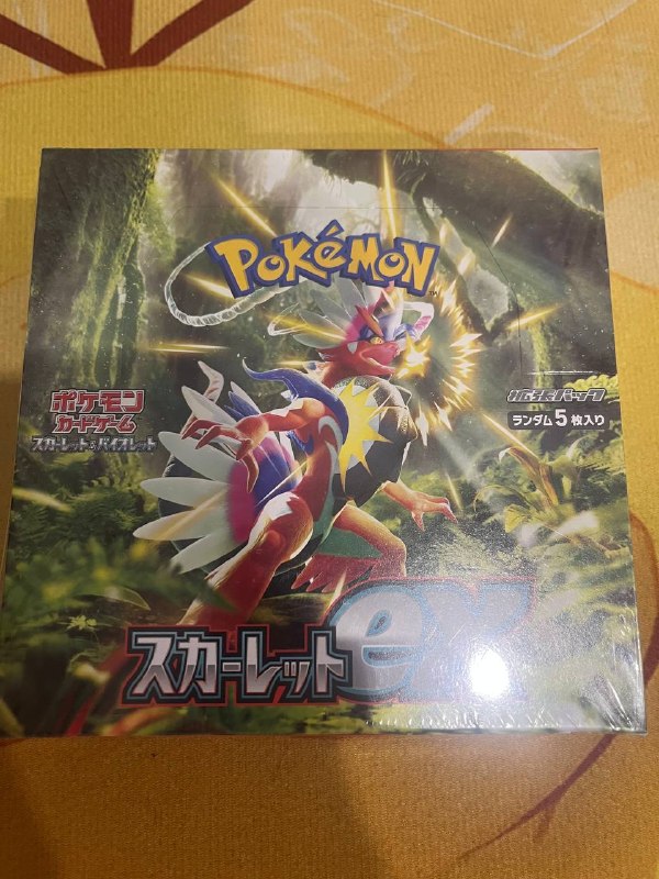 Pokemon TCG Booster Box Japanese Scarlet Ex